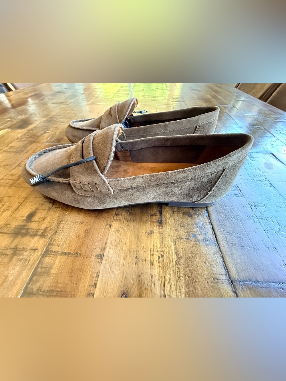 ZARA Suede Loafers • Men’s 9 • Brown • Driving Slip‑On • NWT